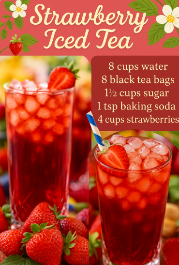 STRAWBERRY SWEET TEA